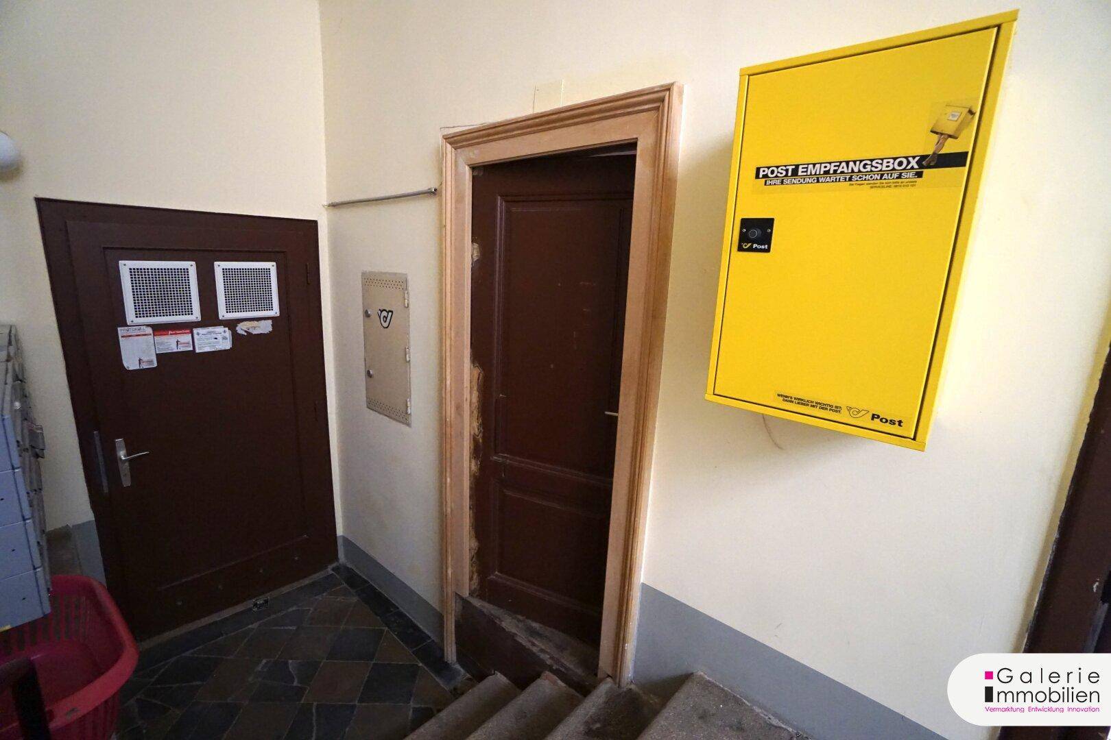 Zugang vom Stiegenhaus
