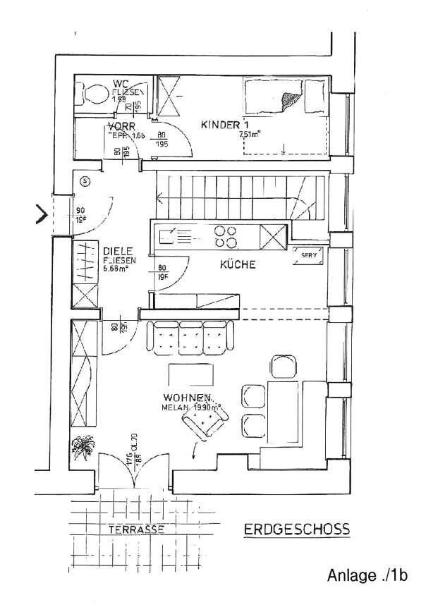 Anlage 1 a+b Grundrissplan Leogang