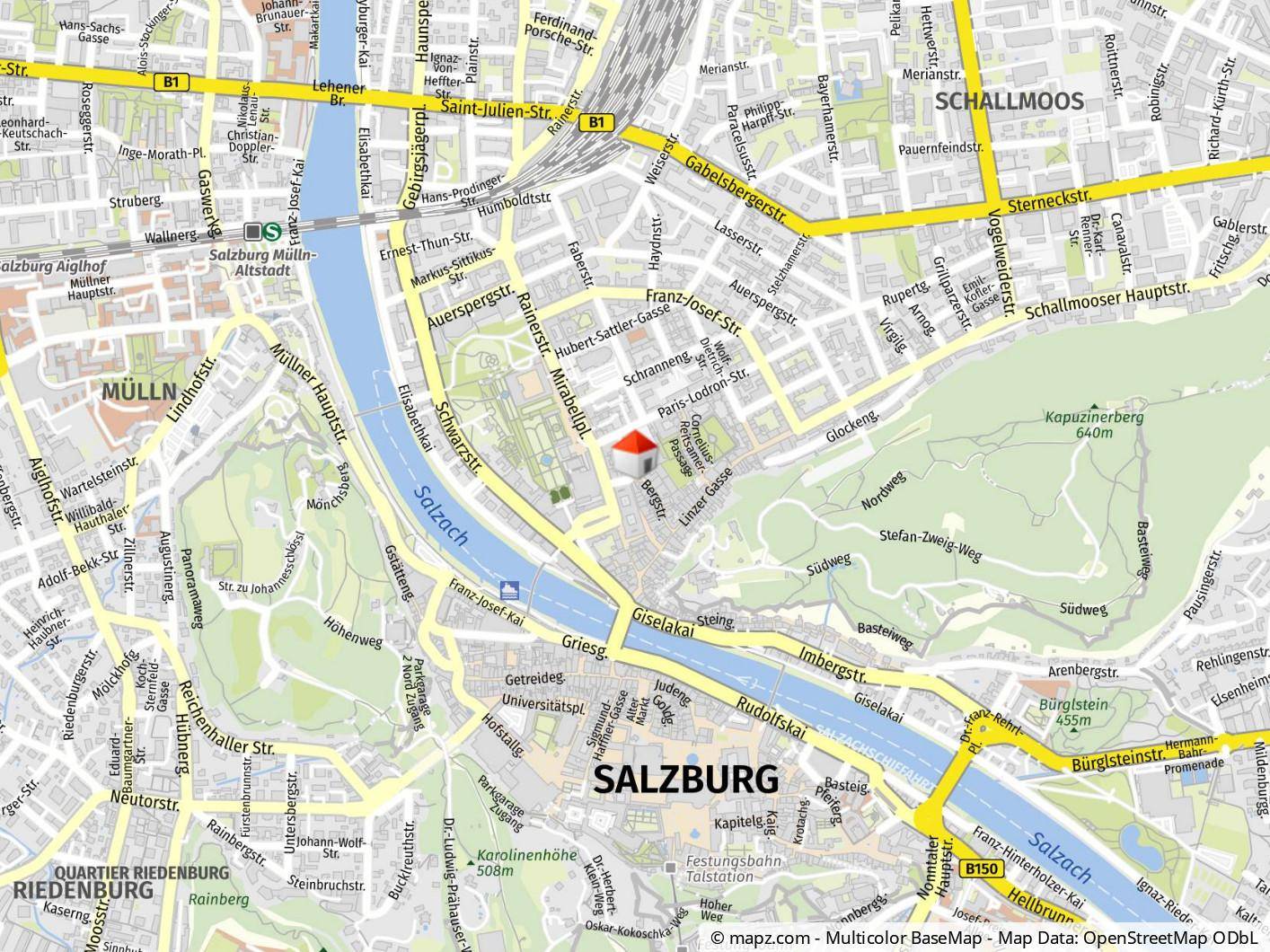 Geolyzer Kartenausschnitt