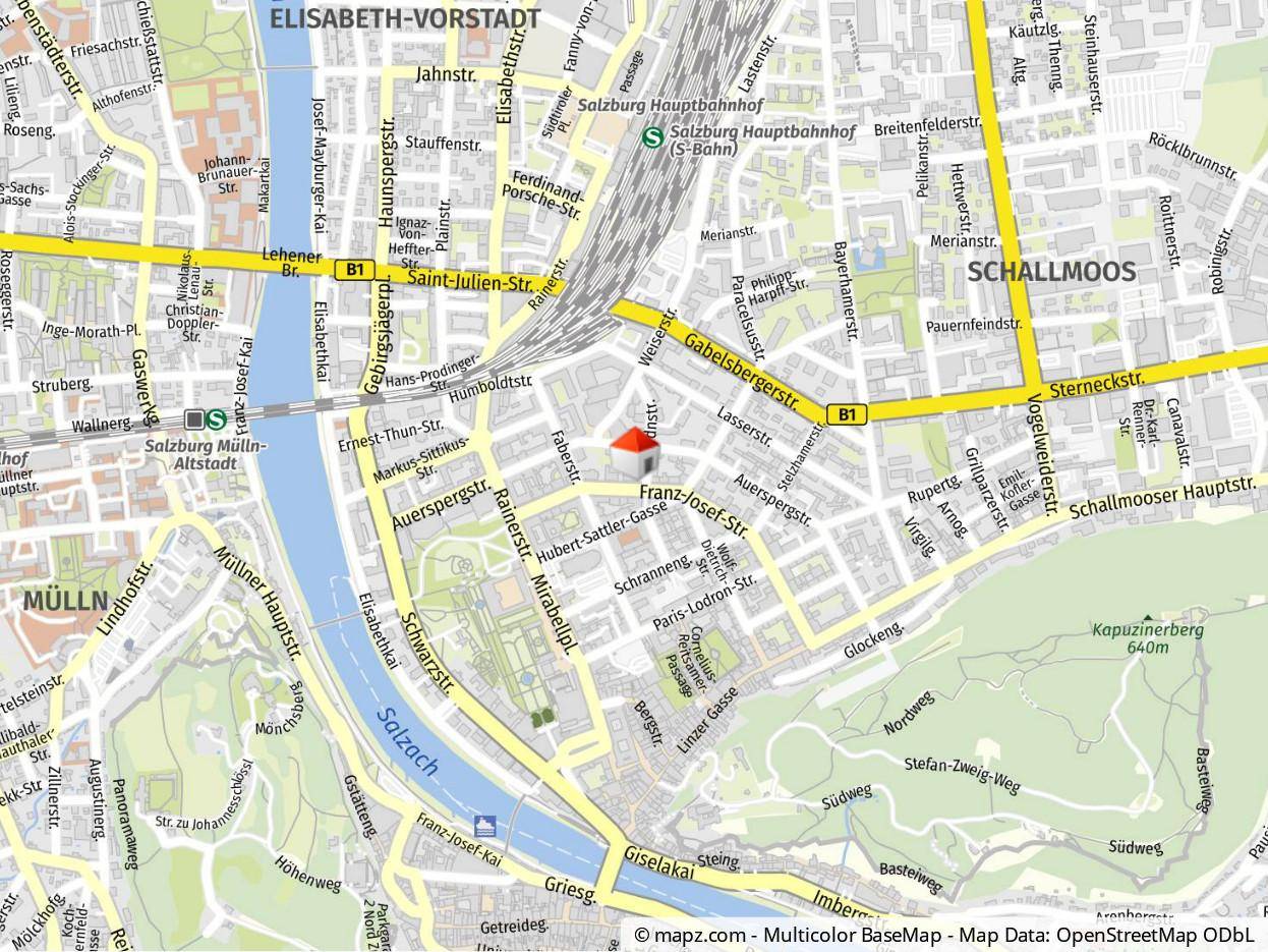 Geolyzer Kartenausschnitt