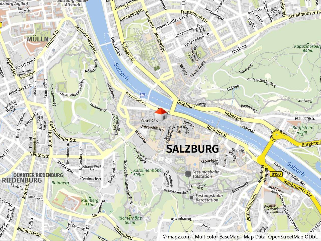 Geolyzer Kartenausschnitt