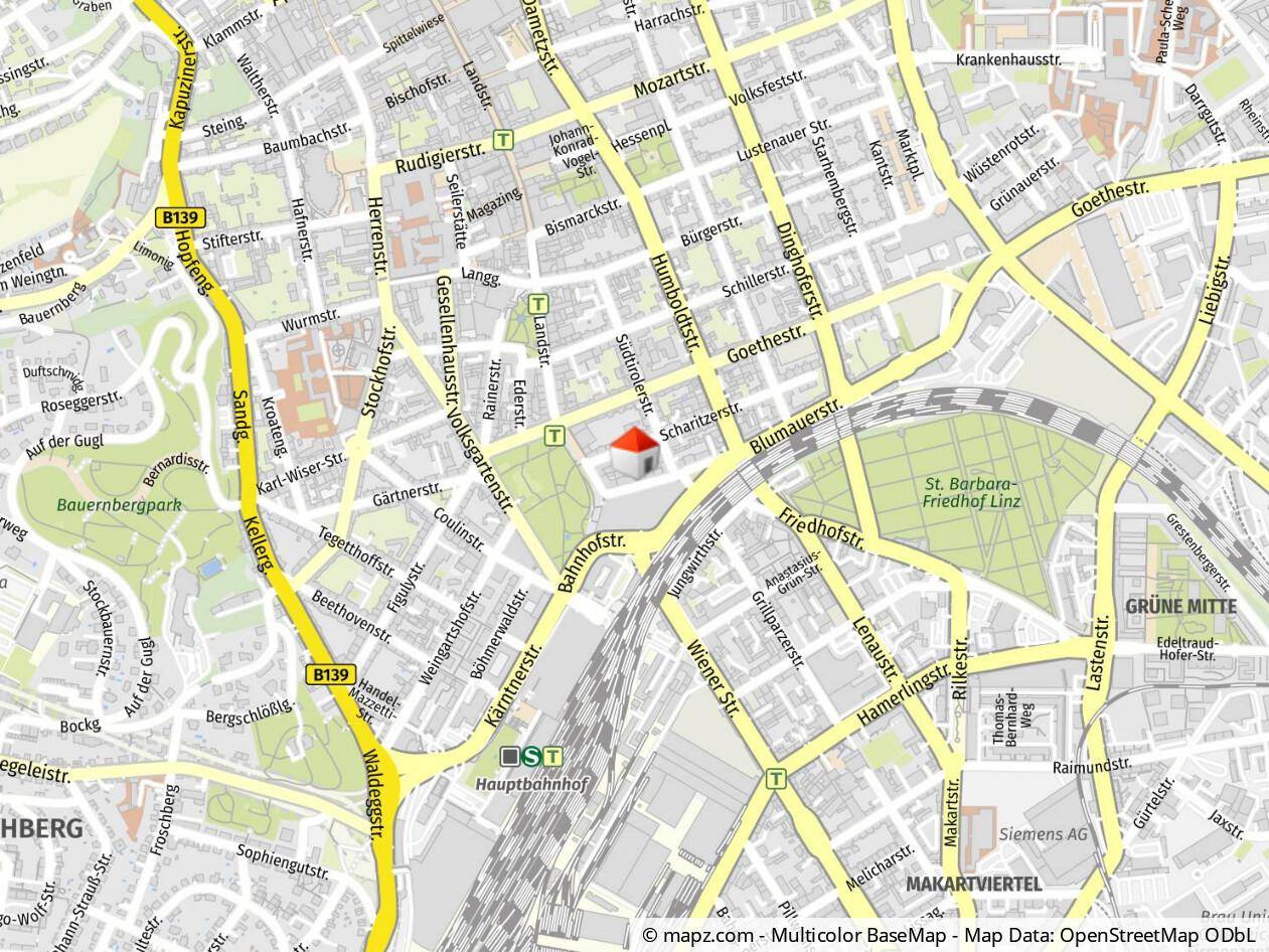 Geolyzer Kartenausschnitt