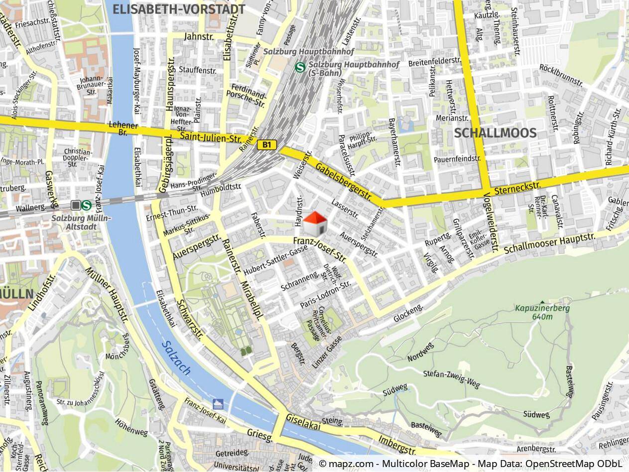 Geolyzer Kartenausschnitt