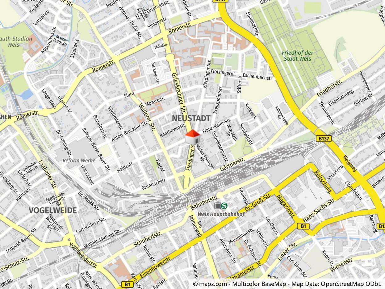 Geolyzer Kartenausschnitt