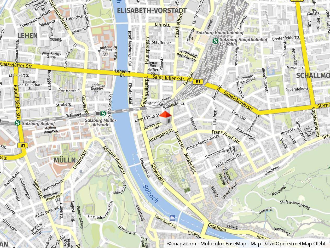 Geolyzer Kartenausschnitt