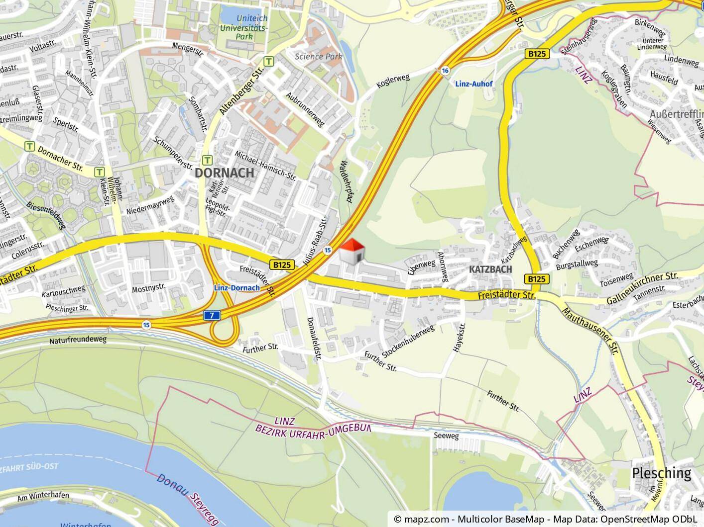 Geolyzer Kartenausschnitt
