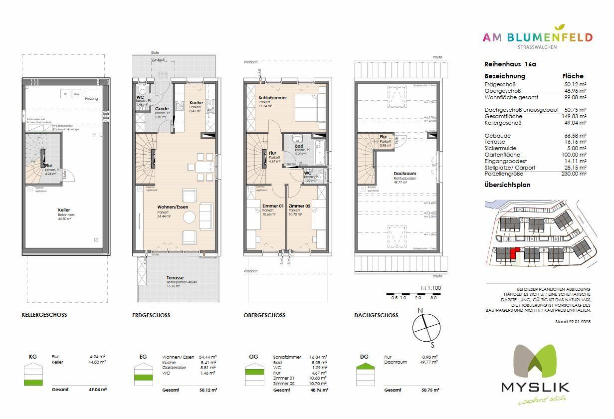 Moderne Reihenhäuser in Straßwalchen – pohled 6