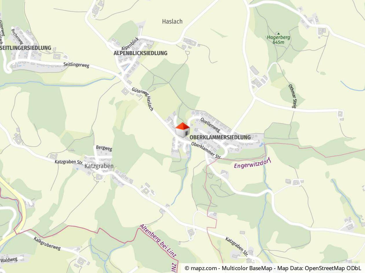 Geolyzer Kartenausschnitt