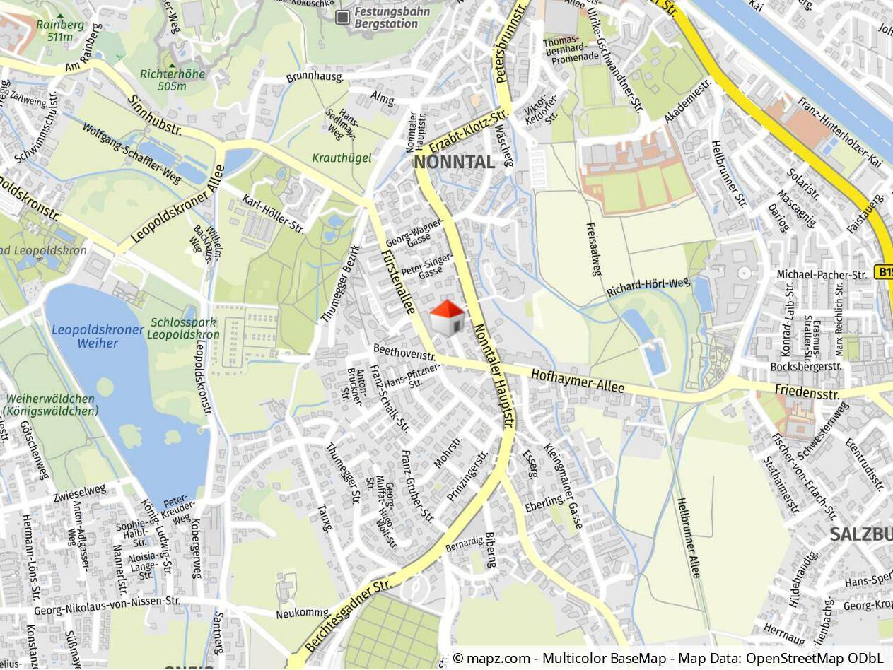 Geolyzer Kartenausschnitt