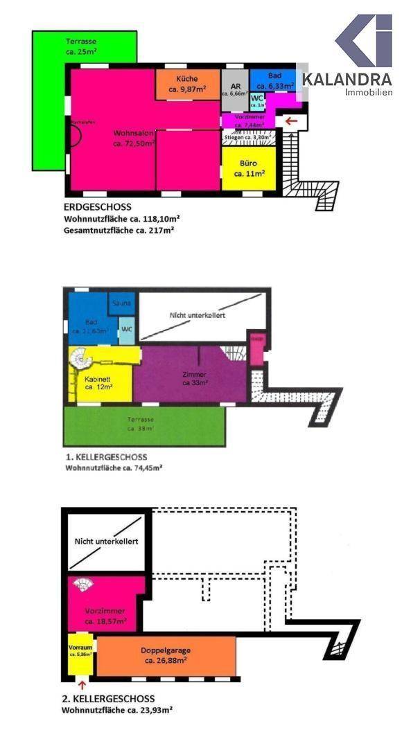 Plan 3 Ebenen