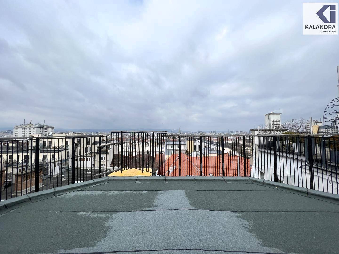 Dachterrasse mit Wienblick