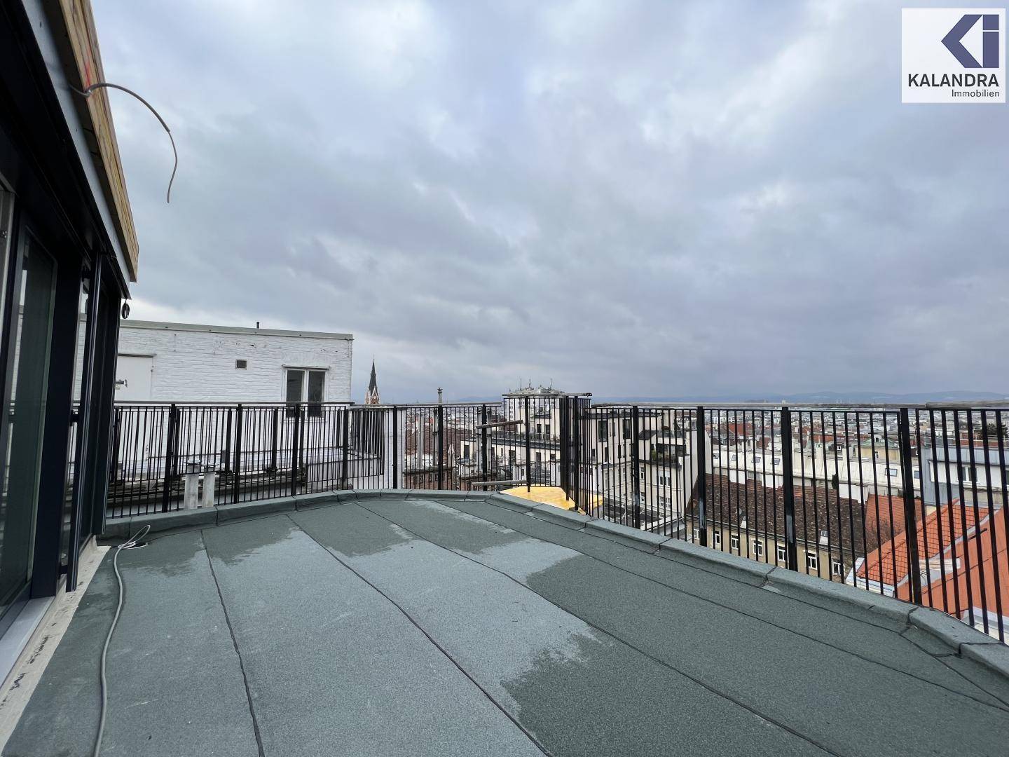 Dachterrasse mit Wienblick