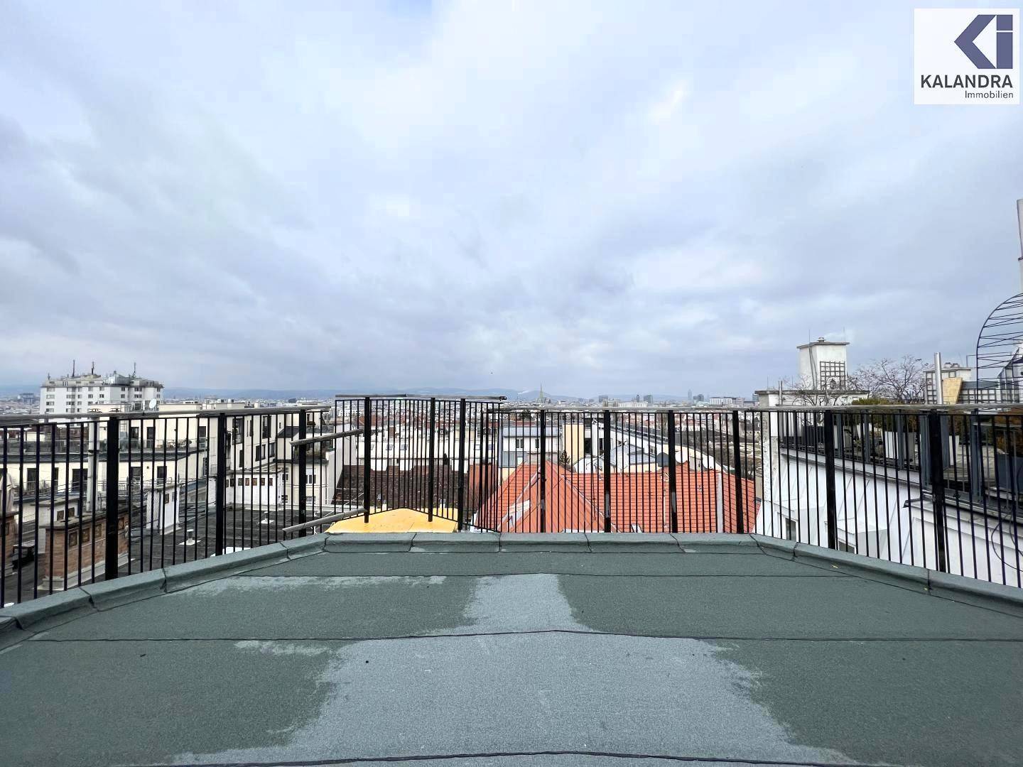 Dachterrasse mit Wienblick