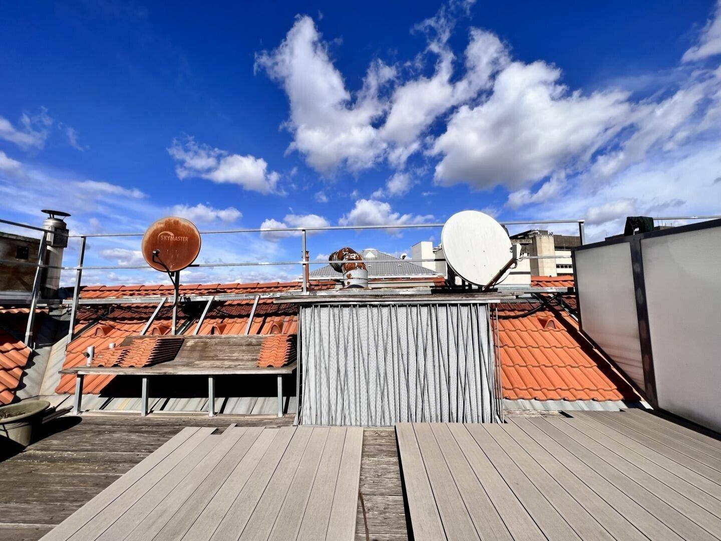15m² - Dachterrasse