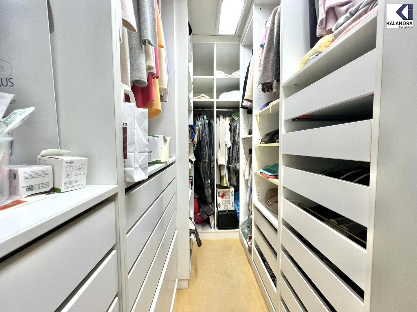 begehbare Garderobe