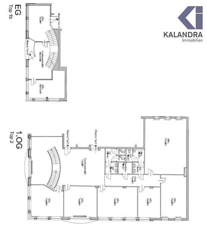 Grundriss beider Ebenen