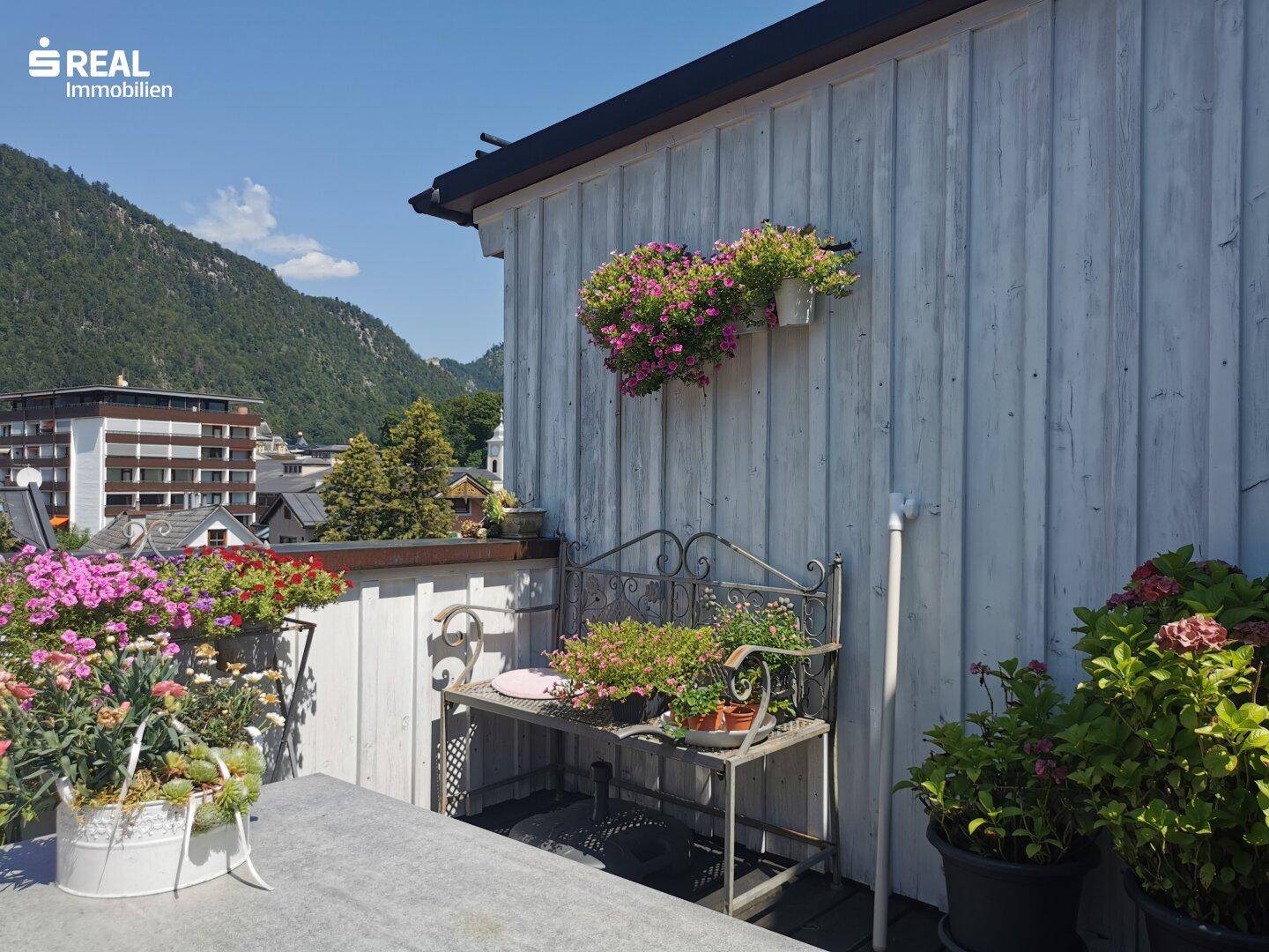 gemütliche Dachterrasse