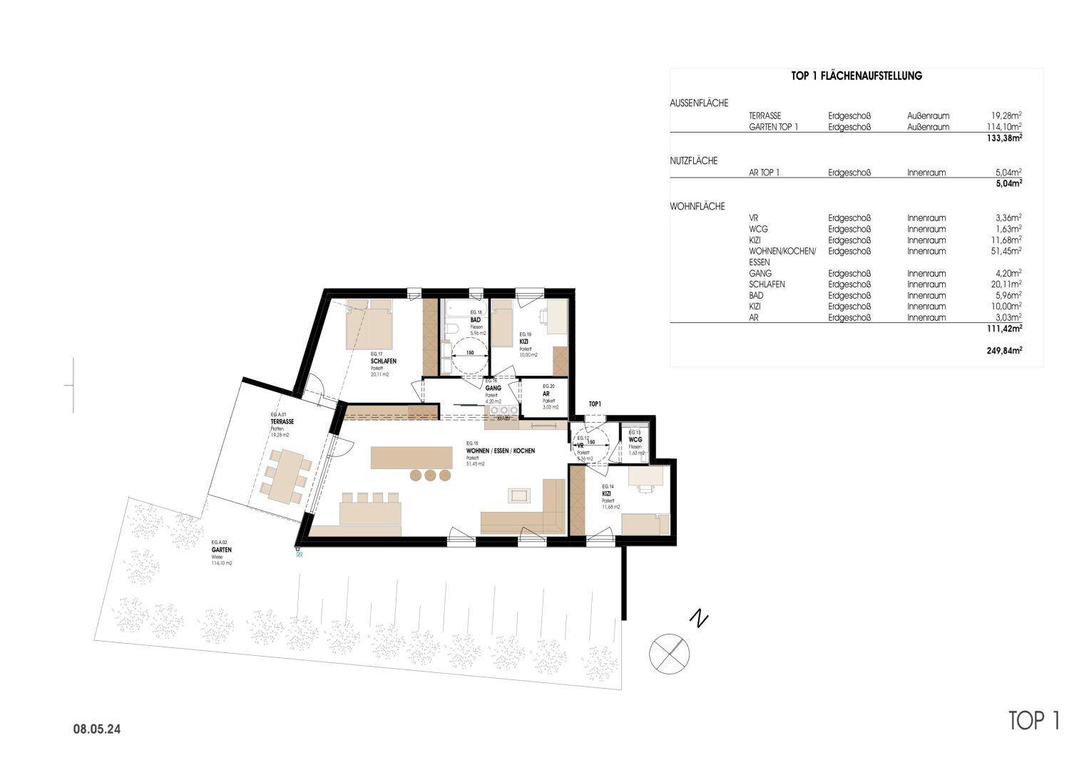 AURA VERDE | Vier-Zimmer-Gartenwohnung | ZELL AM MOOS – pohled 6