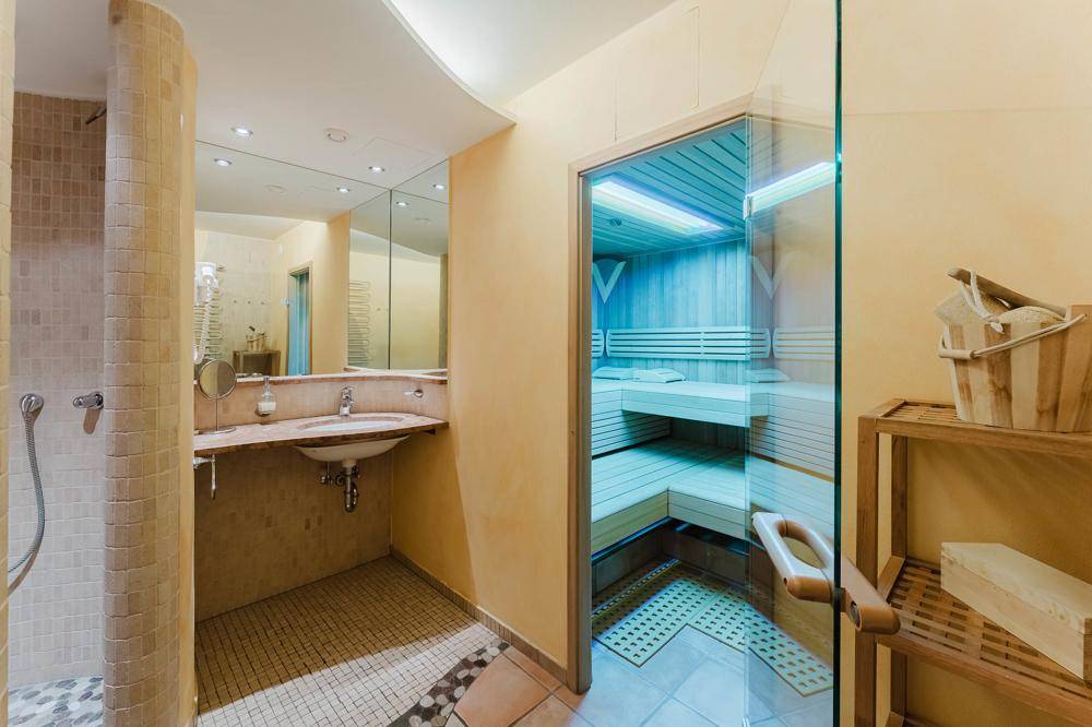 Private Auszeit in der hauseigenen Sauna