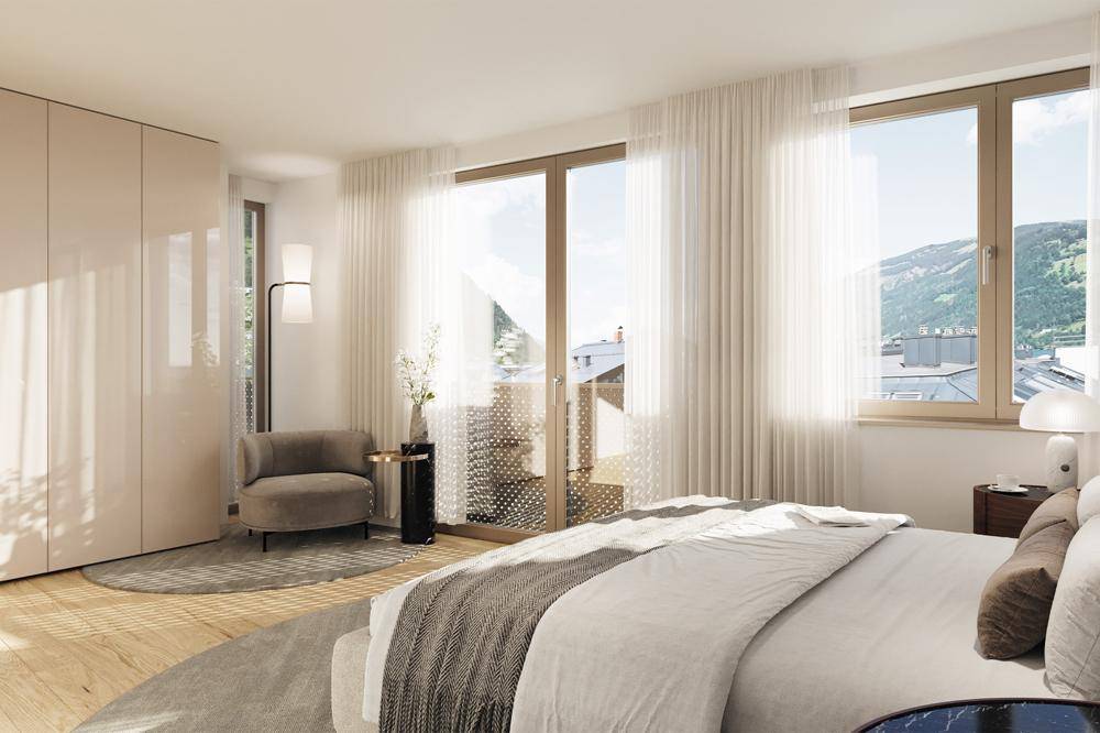 Visualisierung/Einrichtungsvorschlag Schlafzimmer Top A-10