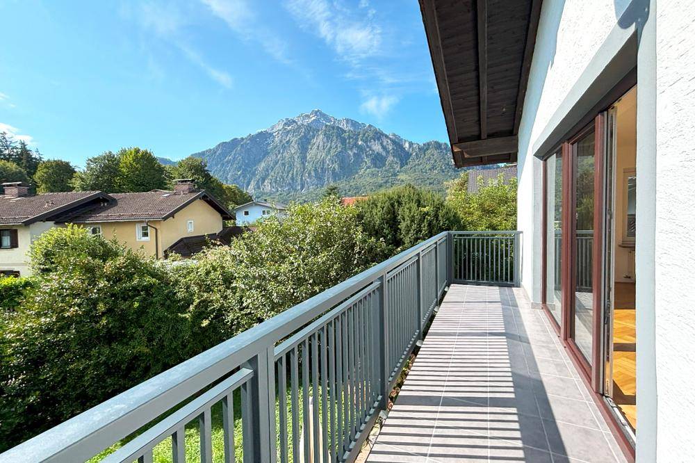 Der Balkon mit Untersbergblick