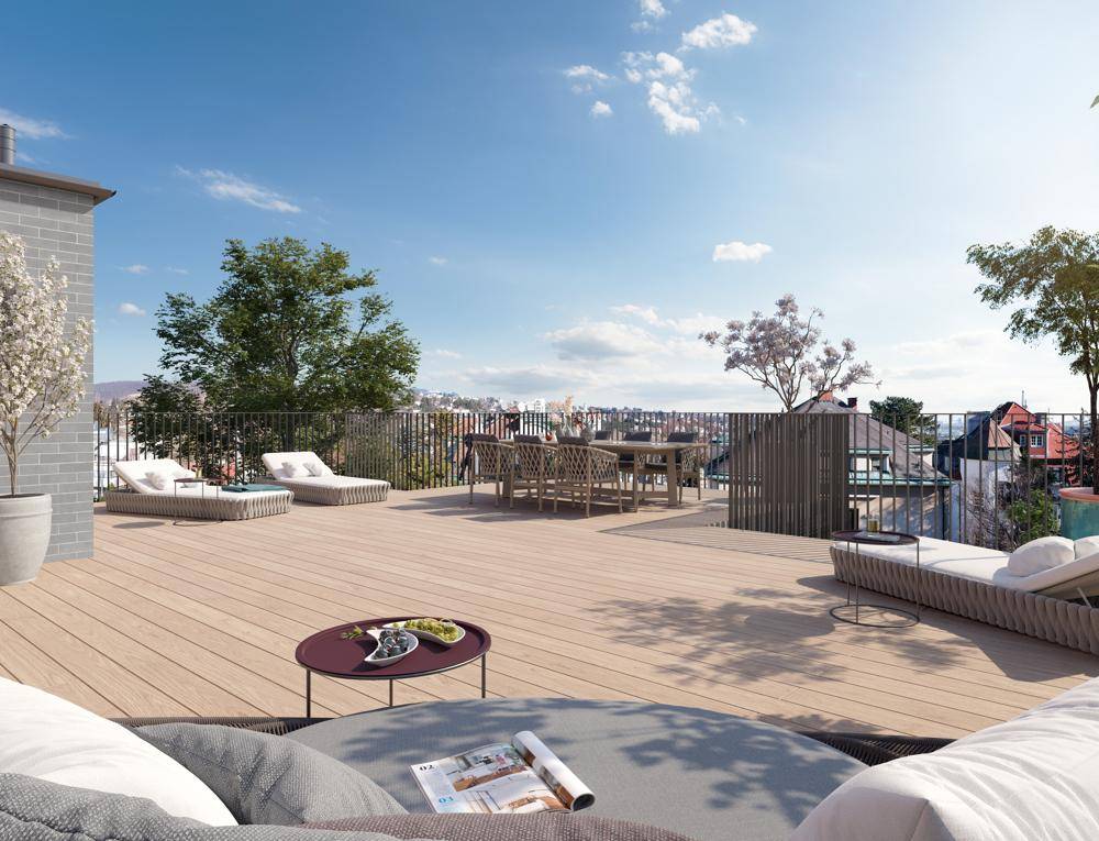 Visualisierung - Sonnenterrasse (Terrasse 2) - Ebene 2