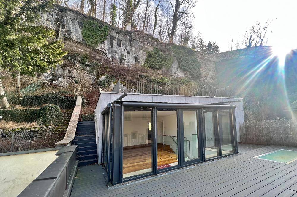 Die Terrasse über den Dächern der Stadt