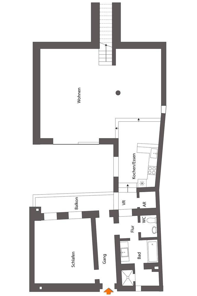 2. OG mit Zugang Dachterrasse