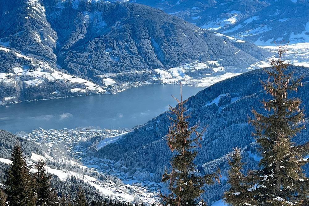 Der wunderbare Ausblick auf den Zeller See