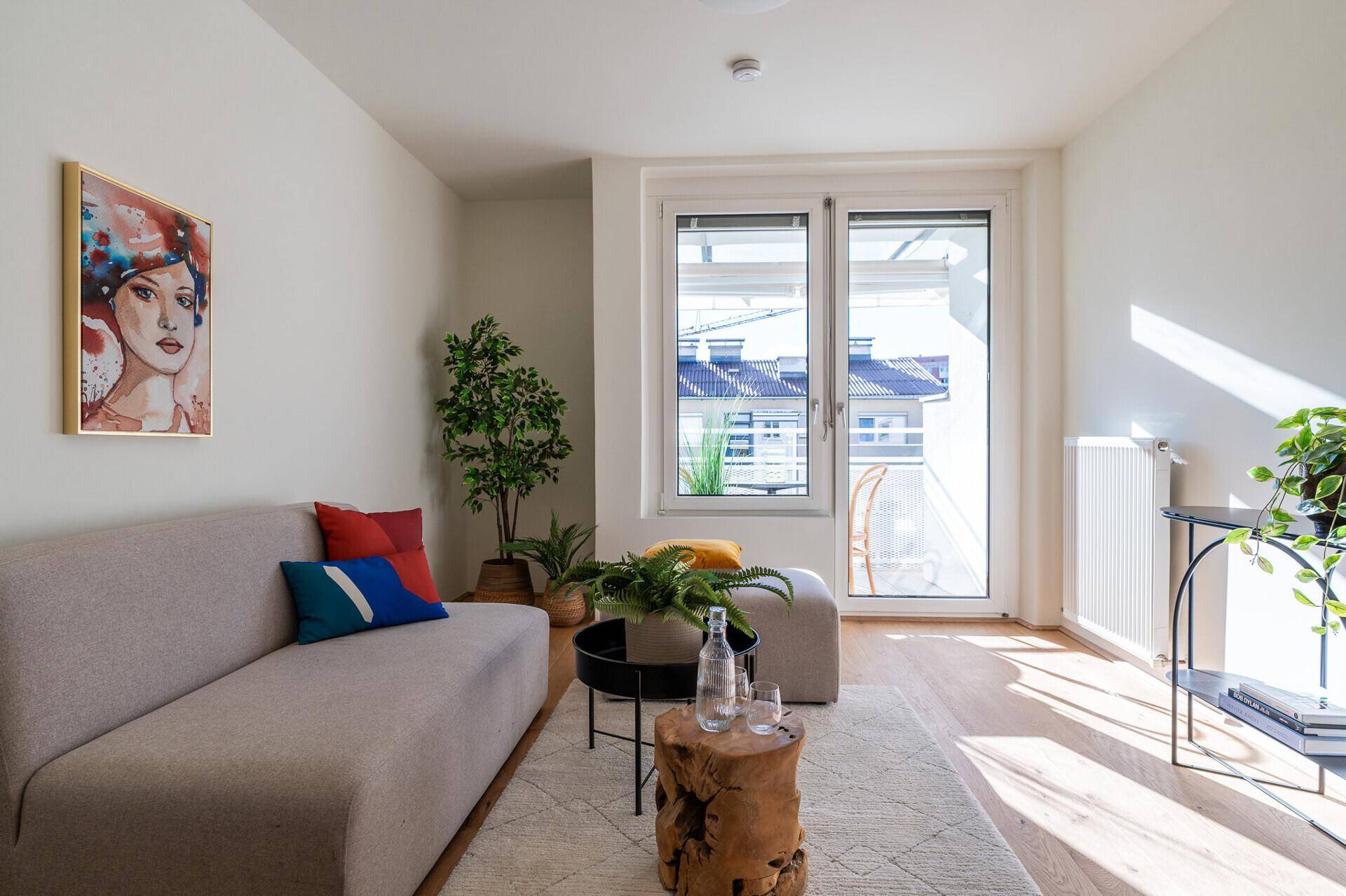 Wohnen direkt am Grünen - sanierte 3-Zimmerwohnung mit Weitblick