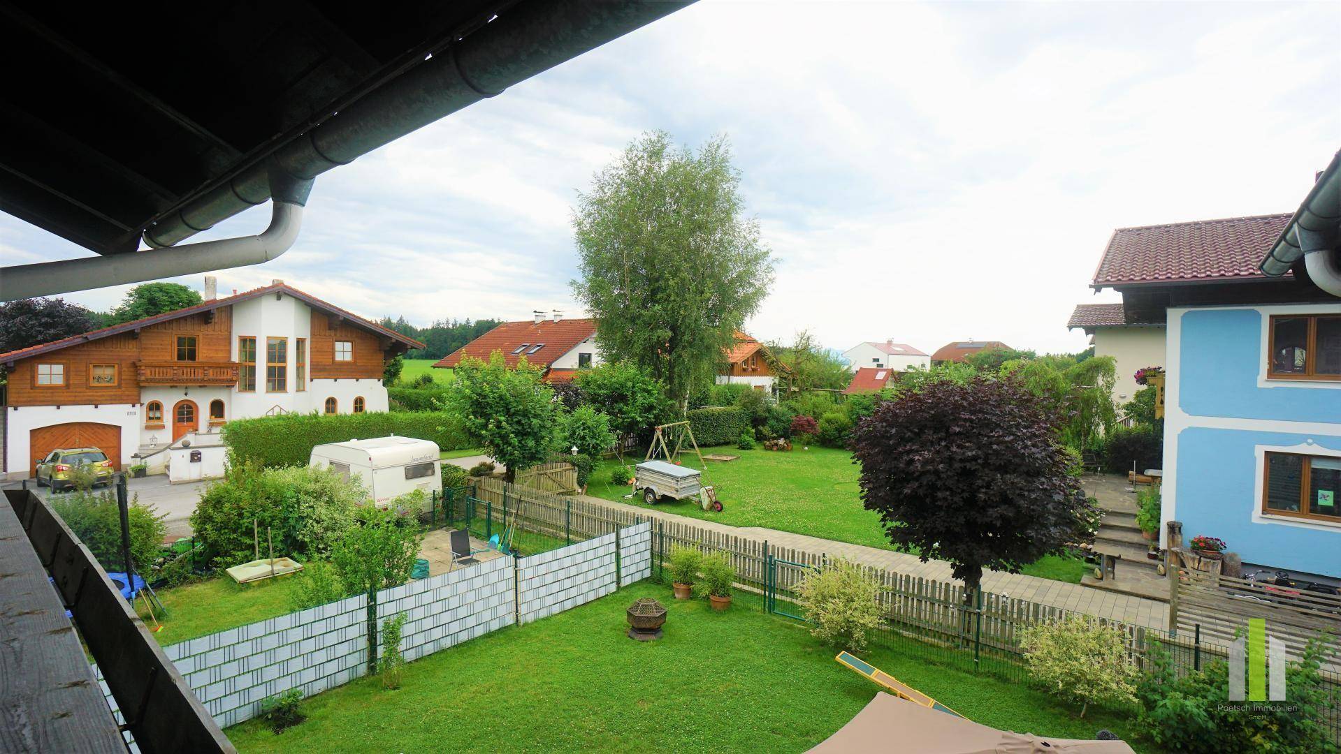 Ausblick Balkon