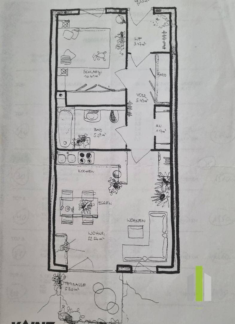 Grundriss Wohnung