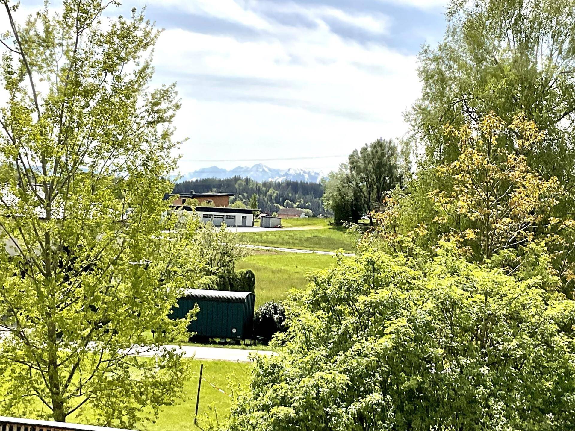 Ausblick vom Balkon