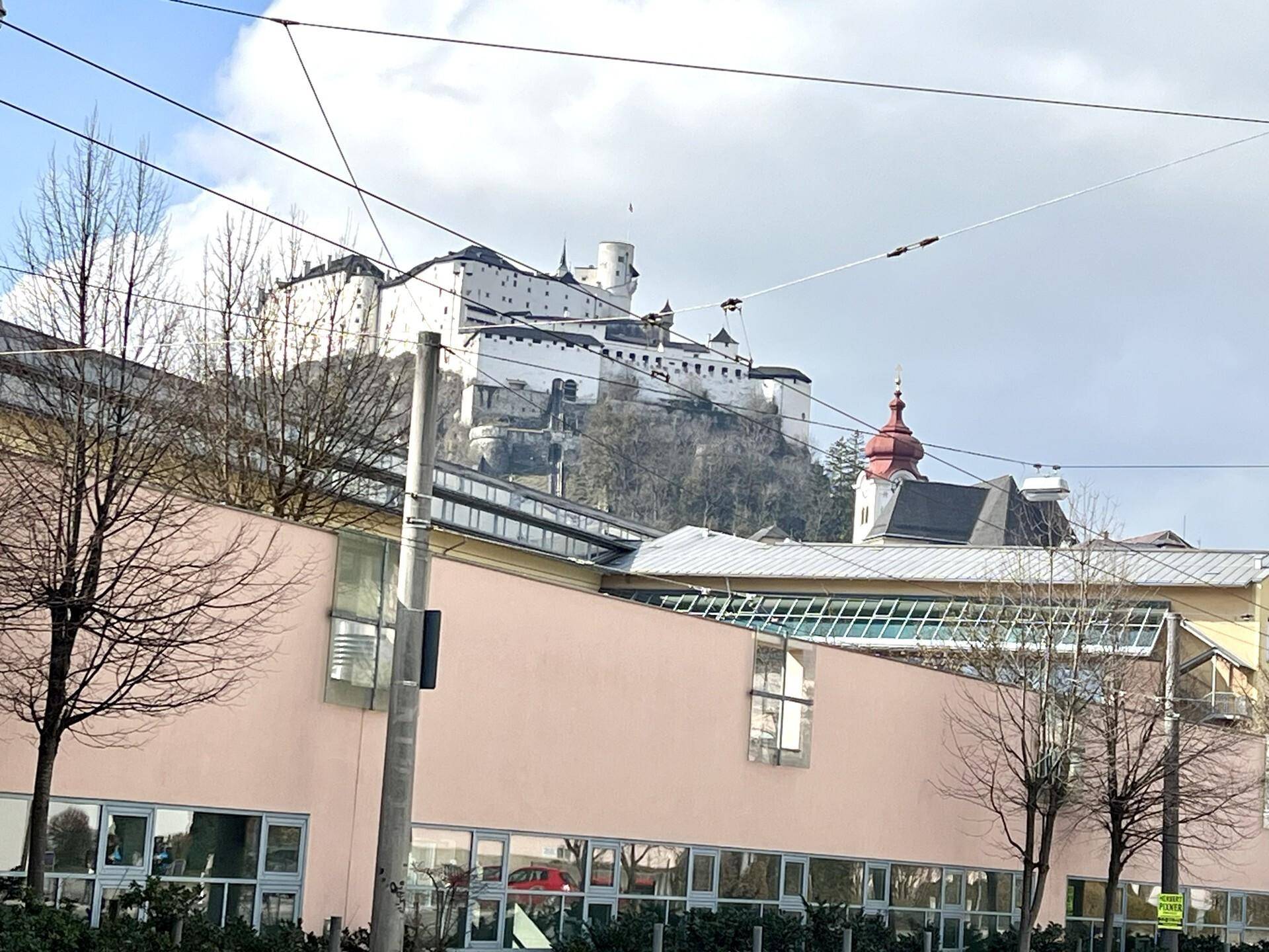 Festungsblick vom Wohnzimmer