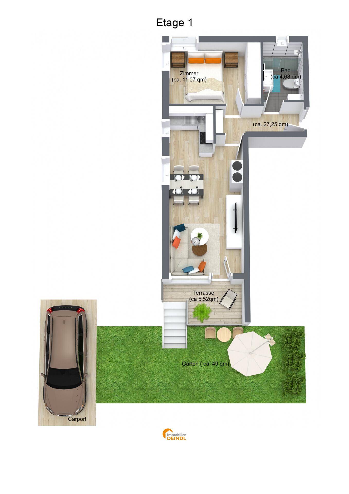 Wohnungsplan 3D