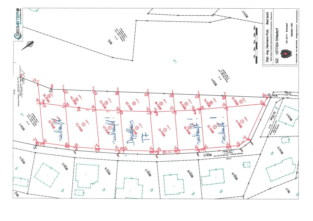 Lageplan, verkauft