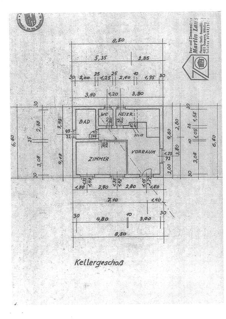 Plan Gartengeschoß