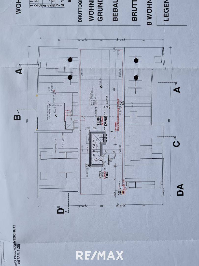 Plan Dachterrasse