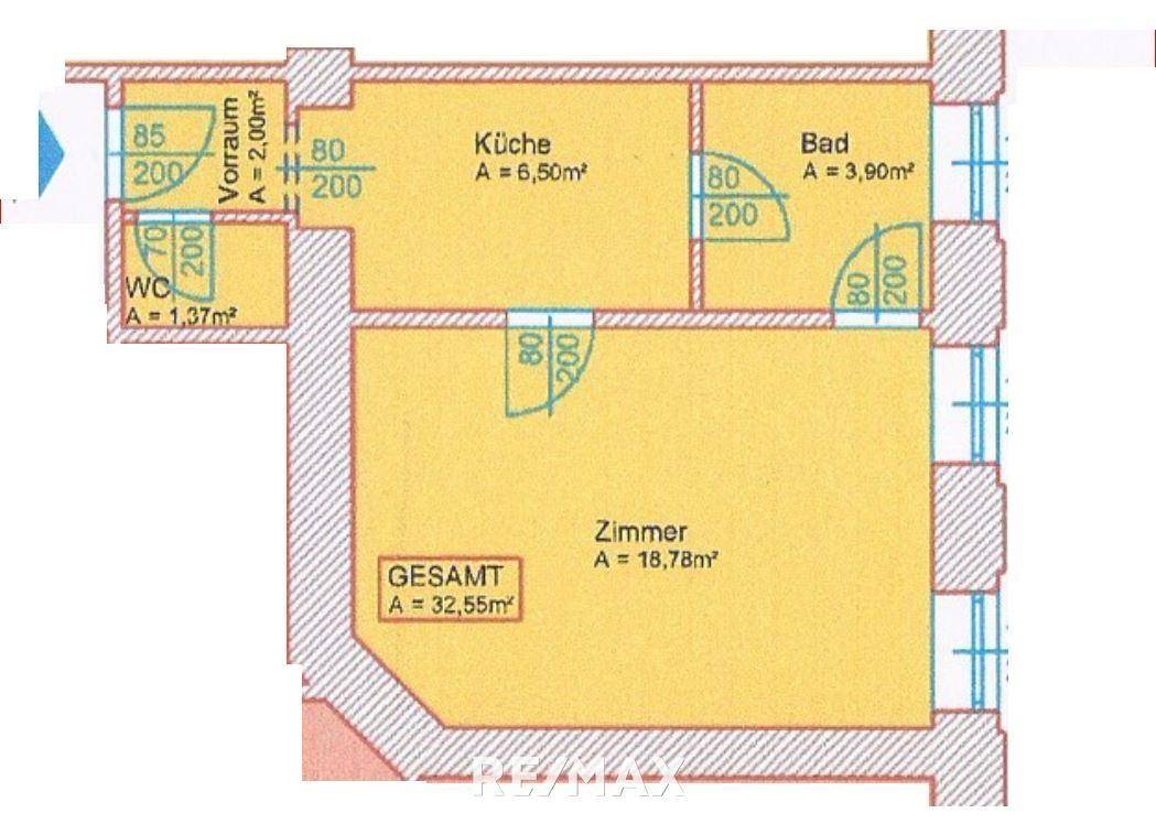 Plan mit Flächen