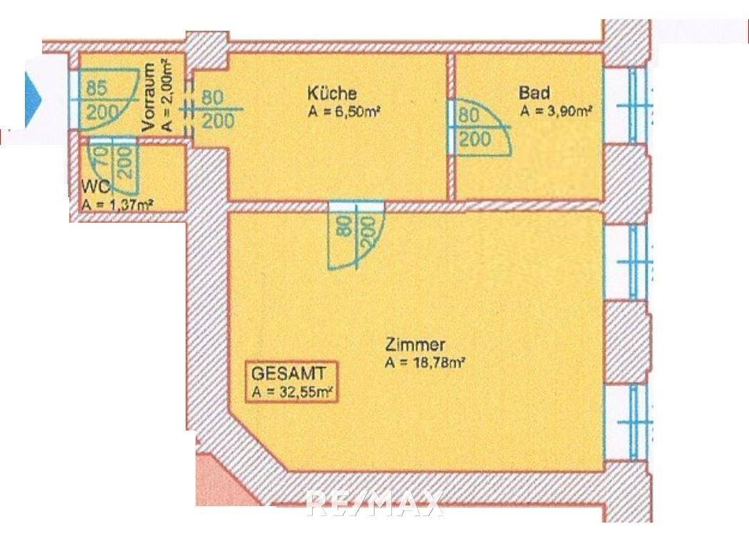 Plan mit Flächen