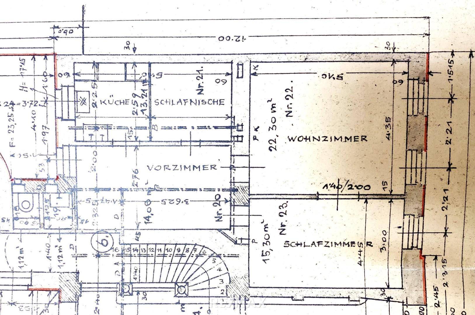 Wohnungsplan Bauakt