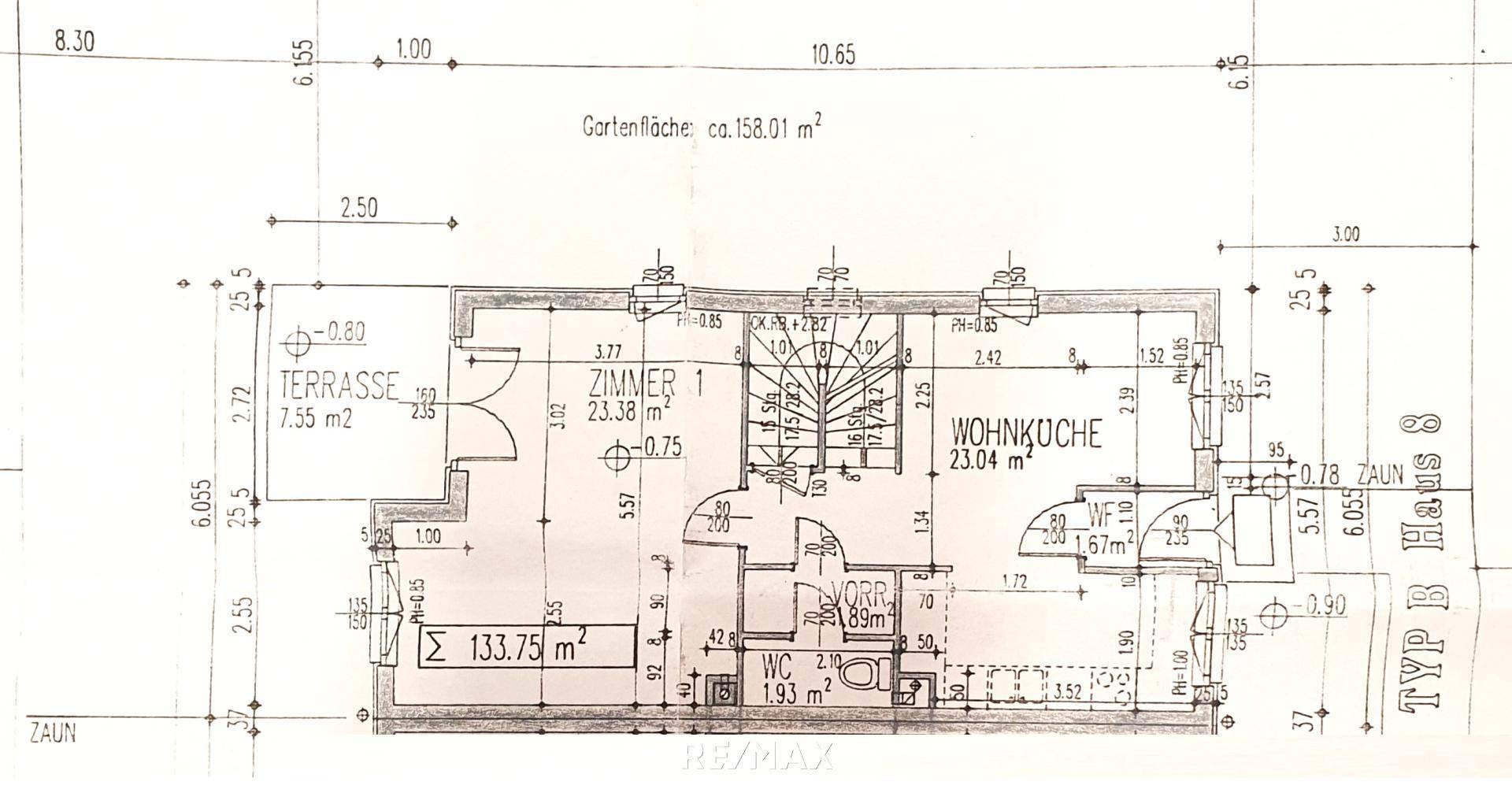 Plan EG aus Bauakt