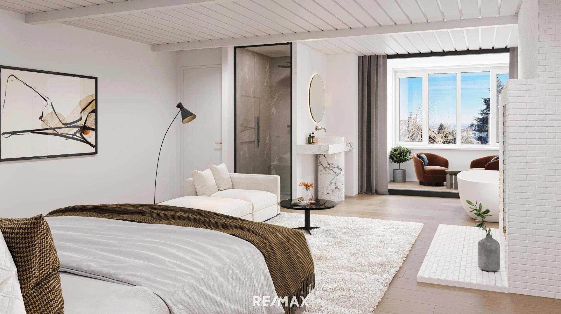 Visualisierung: DG Masterbedroom-Bereich/Eigene Wo