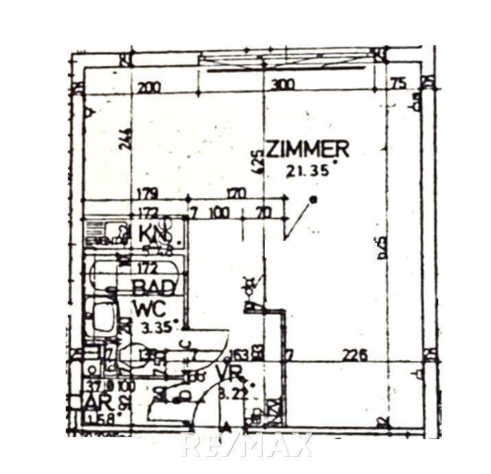 Plan Wohnung bemaßt