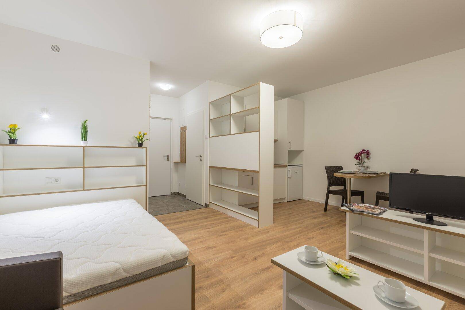 noba Apartments | Pauschalmiete inkl. Strom, Heizung &amp; WLAN | Hochwertig möblierte Neubauwohnungen | Barrierefrei - Widok 2