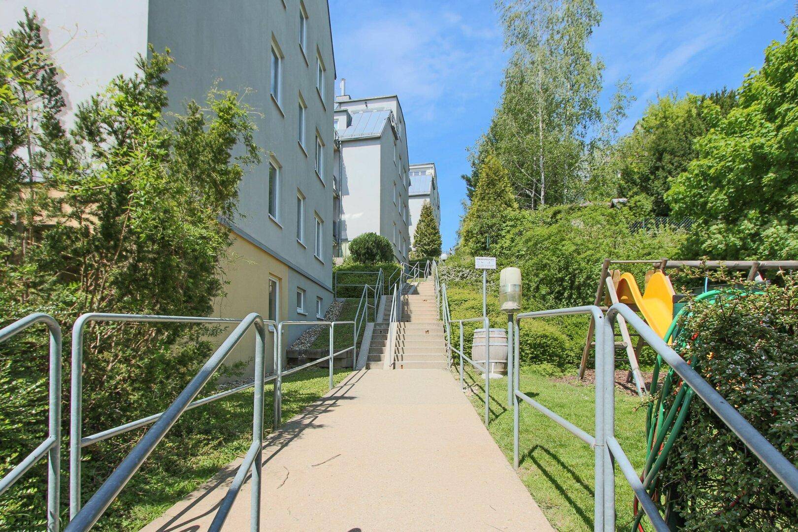 Zugang zur Stiege