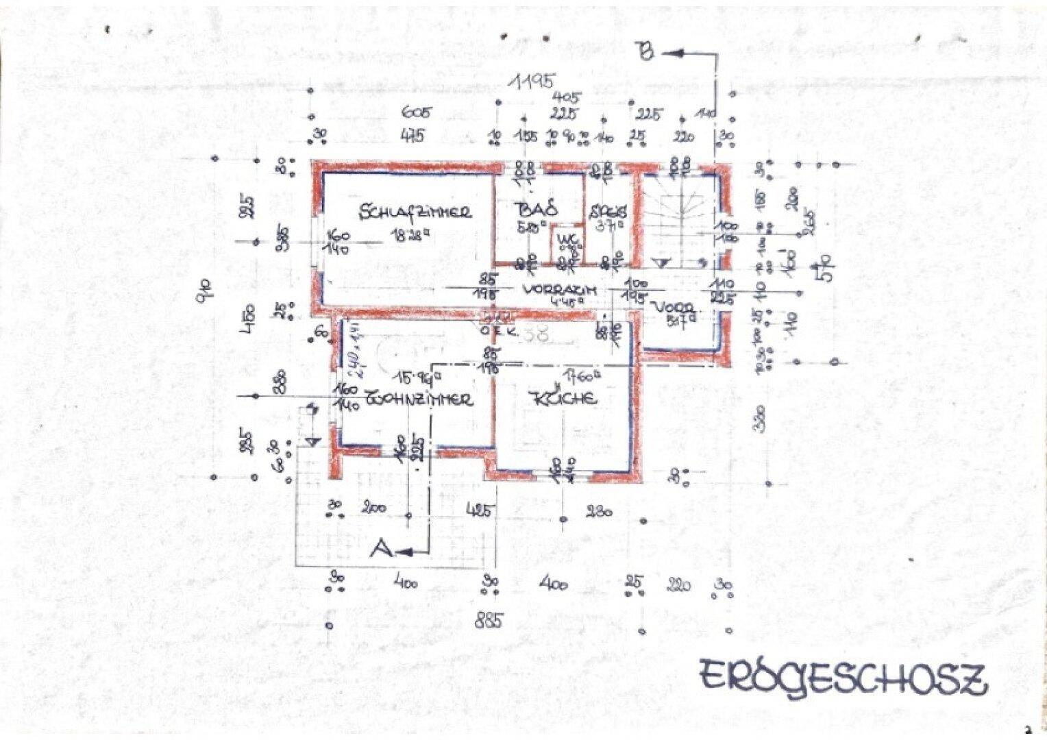 Plan Erdgeschoß