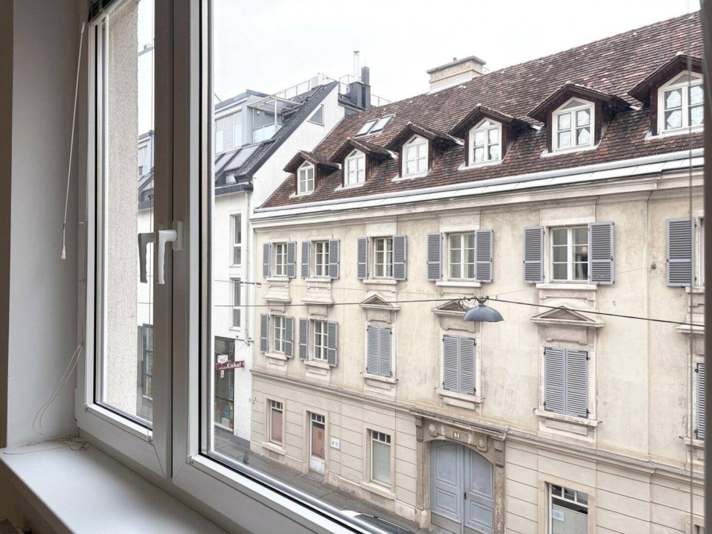 Blick aus dem Fenster