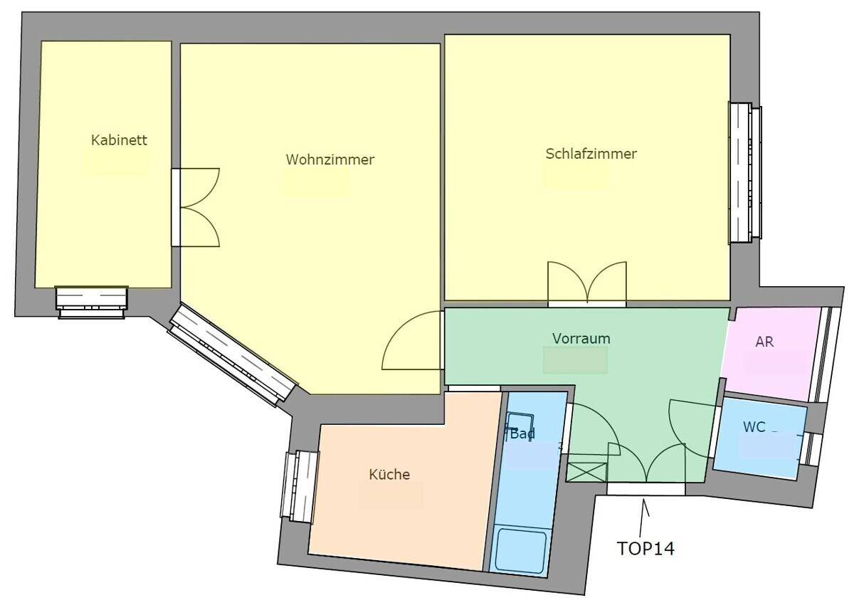 Plan T14 bunt