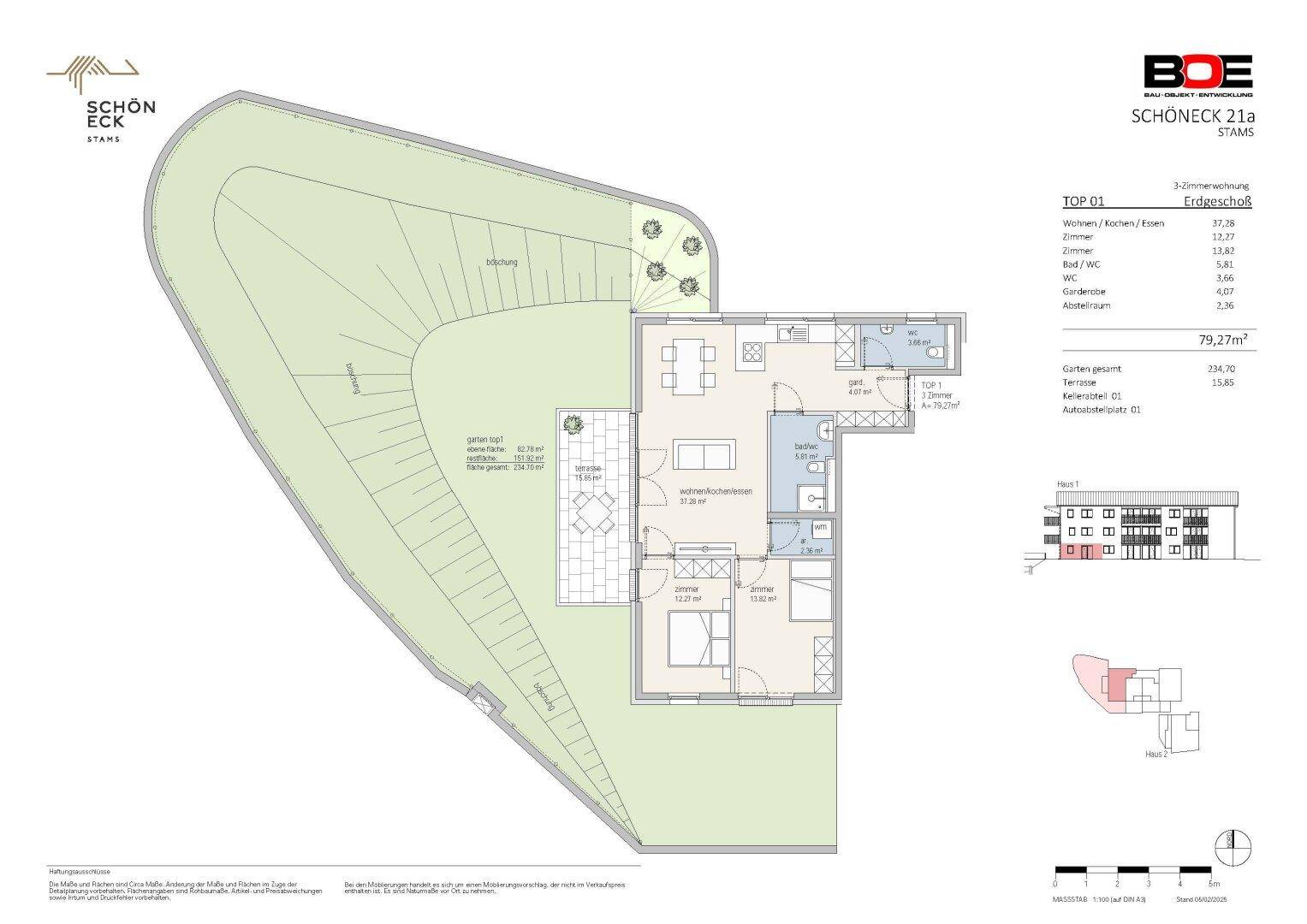 Letzte Gartenwohnung in Stams - Ansicht 5